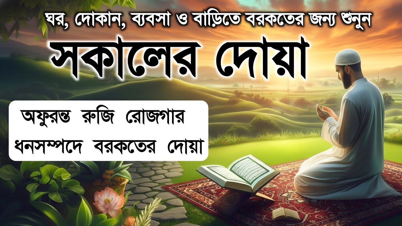 সকালটা শুরু হোক হৃদয় শীতল করা বরকতময় আয়াত দিয়ে। সকালের দোয়া ও জিকির । Morning Dua Full by Alaa Aqel