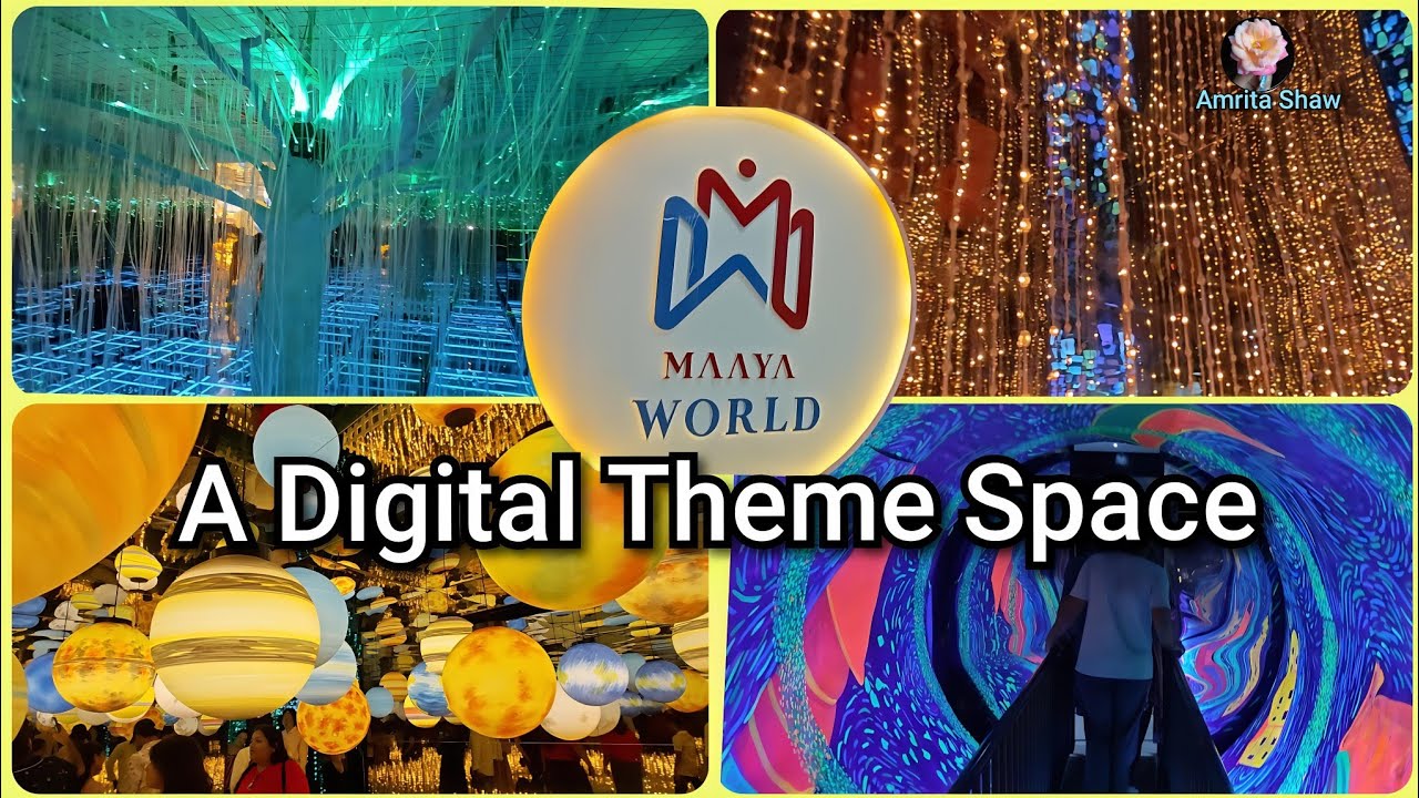 MAAYA WORLD BHUBANESWAR: Цифровое тематическое пространство для развлечений #AmritaShaw #travelvlog