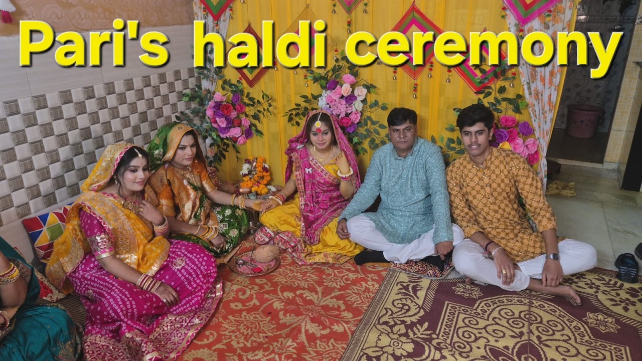 Pari's Haldi Ceremony | Family time❤️ | 7/12/25 |