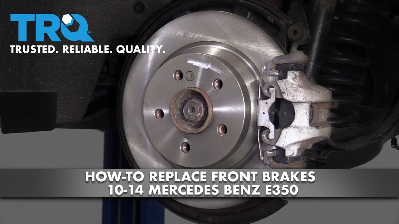 How to Replace Rear Brakes 10-14 Mercedes-Benz E350