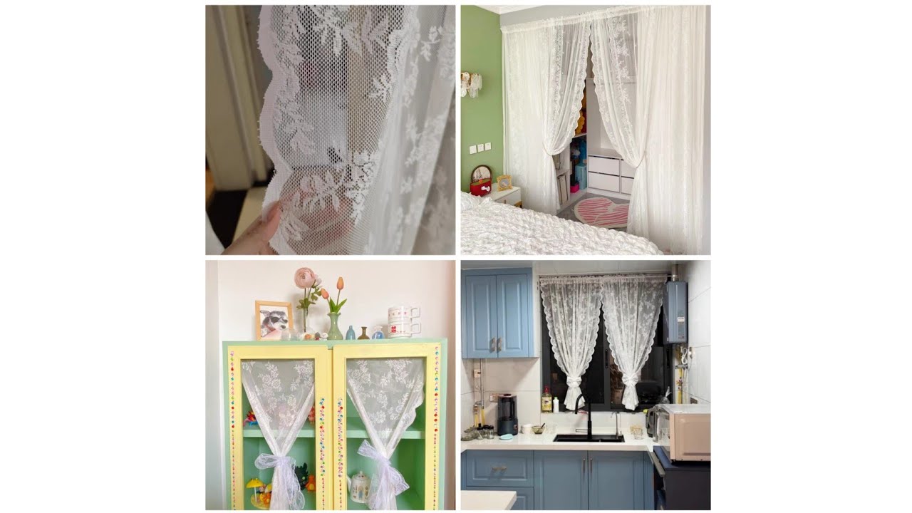 Ideas Decorating With Lace Curtains 😍 Sheer Curtain Ideas for your Home.