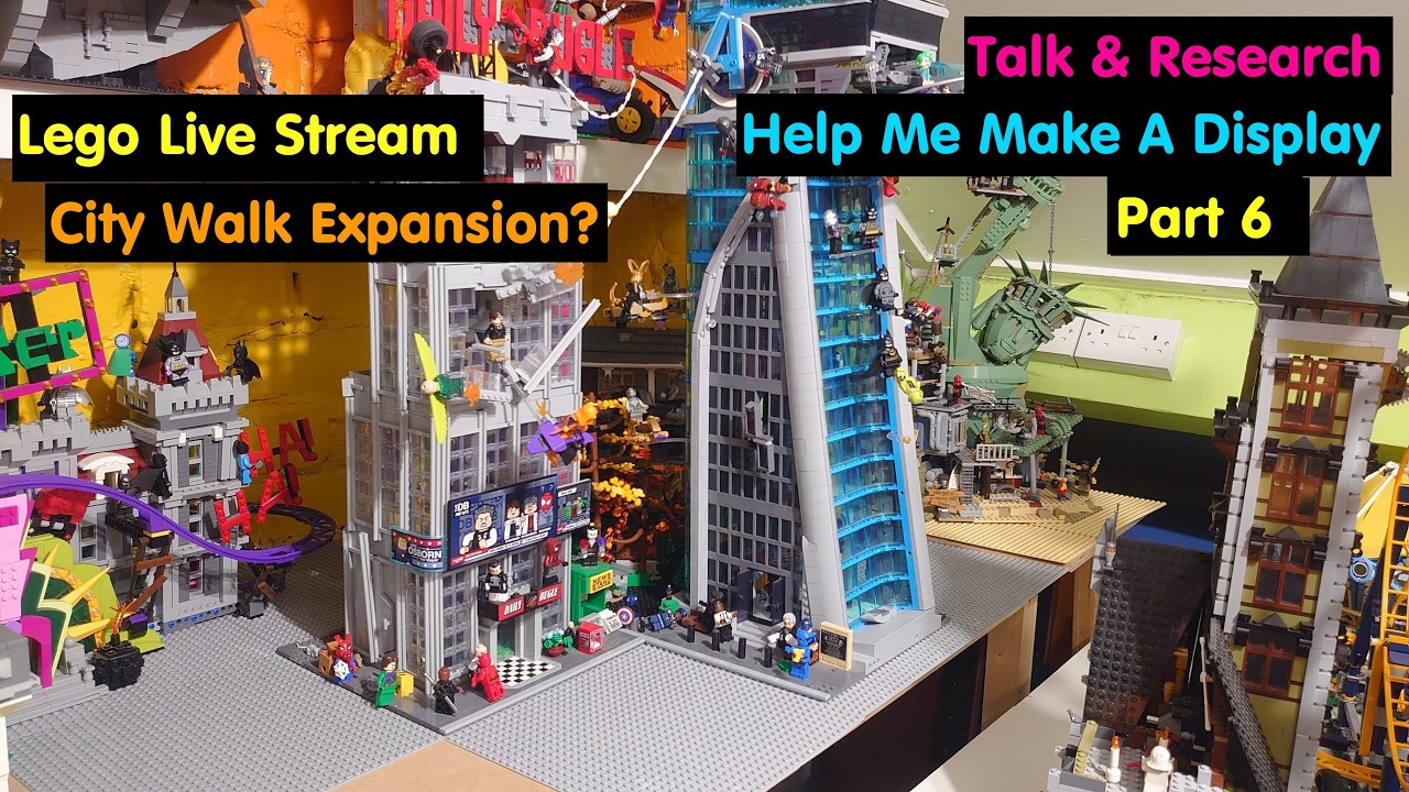 Help Me Make A Lego Display Part 6 | Talk Build & Research | Lego Live Stream