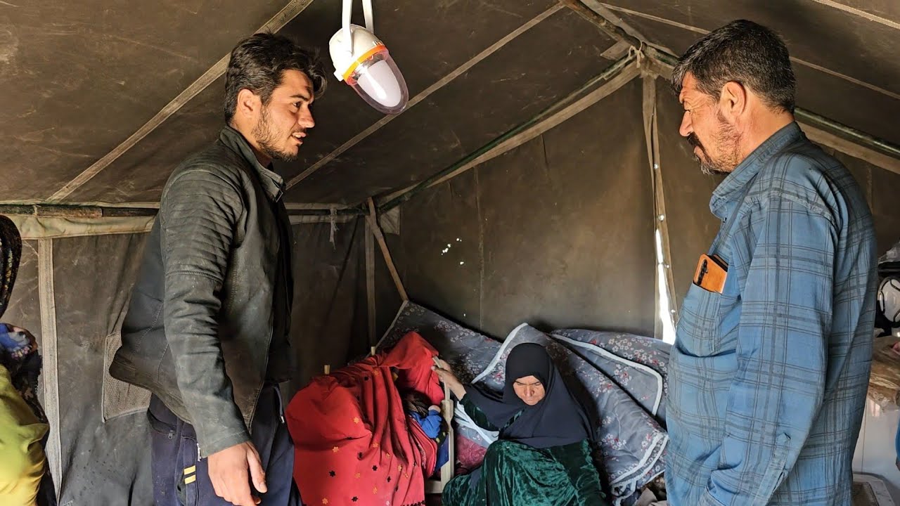 Amir brought the things for Sajjad, but Leila wasn't there.