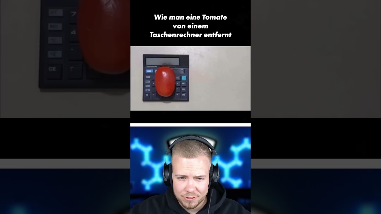 so entfernst du eine Tomate vom Taschenrechner 😱