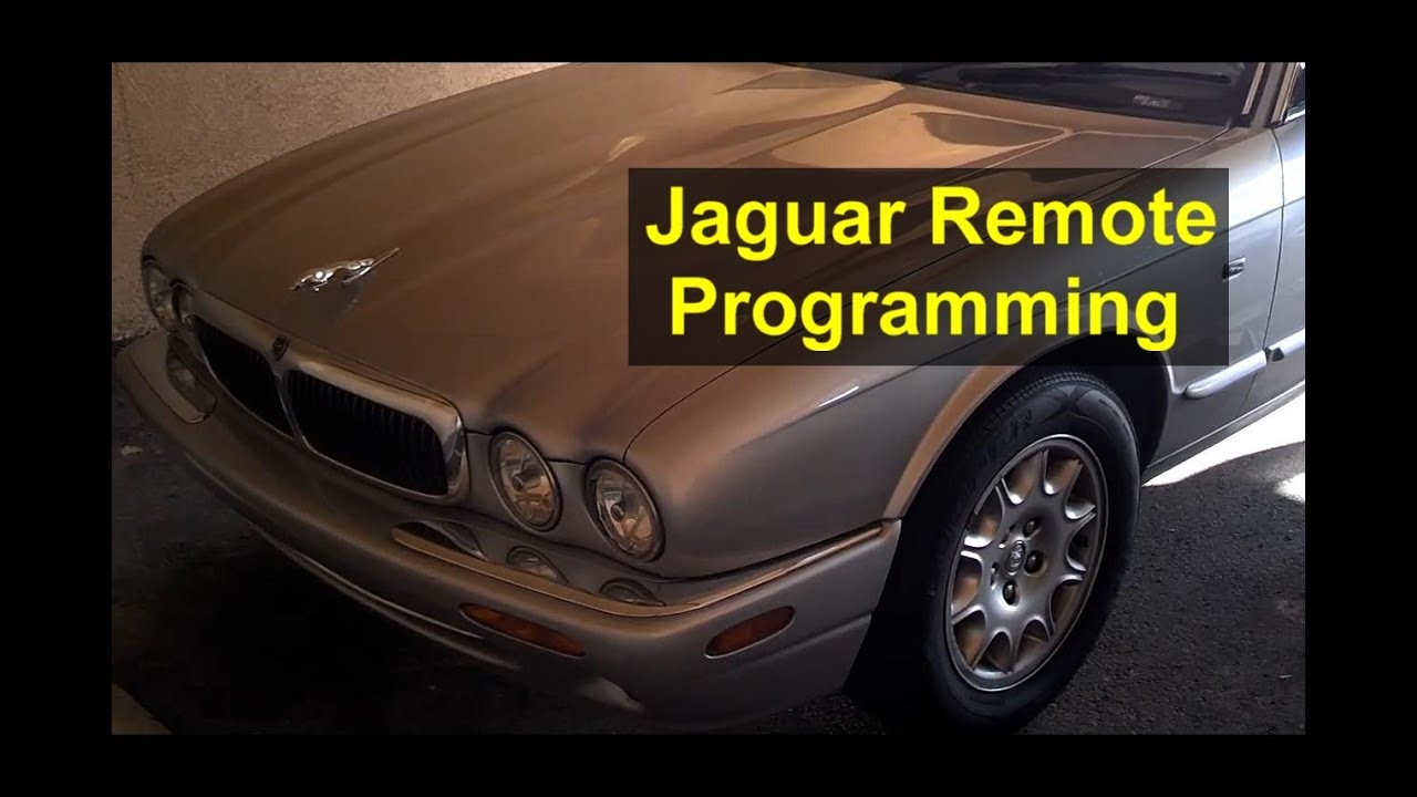 Jaguar key remote control programming and battery replacement, XJ8 XJR - Auto Repair Series