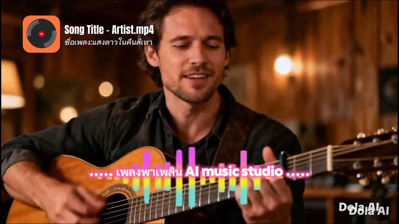 เพลงพาเพลินแสงดาวในคืนสีเทา #เพลงพาเพลิน AI studio music