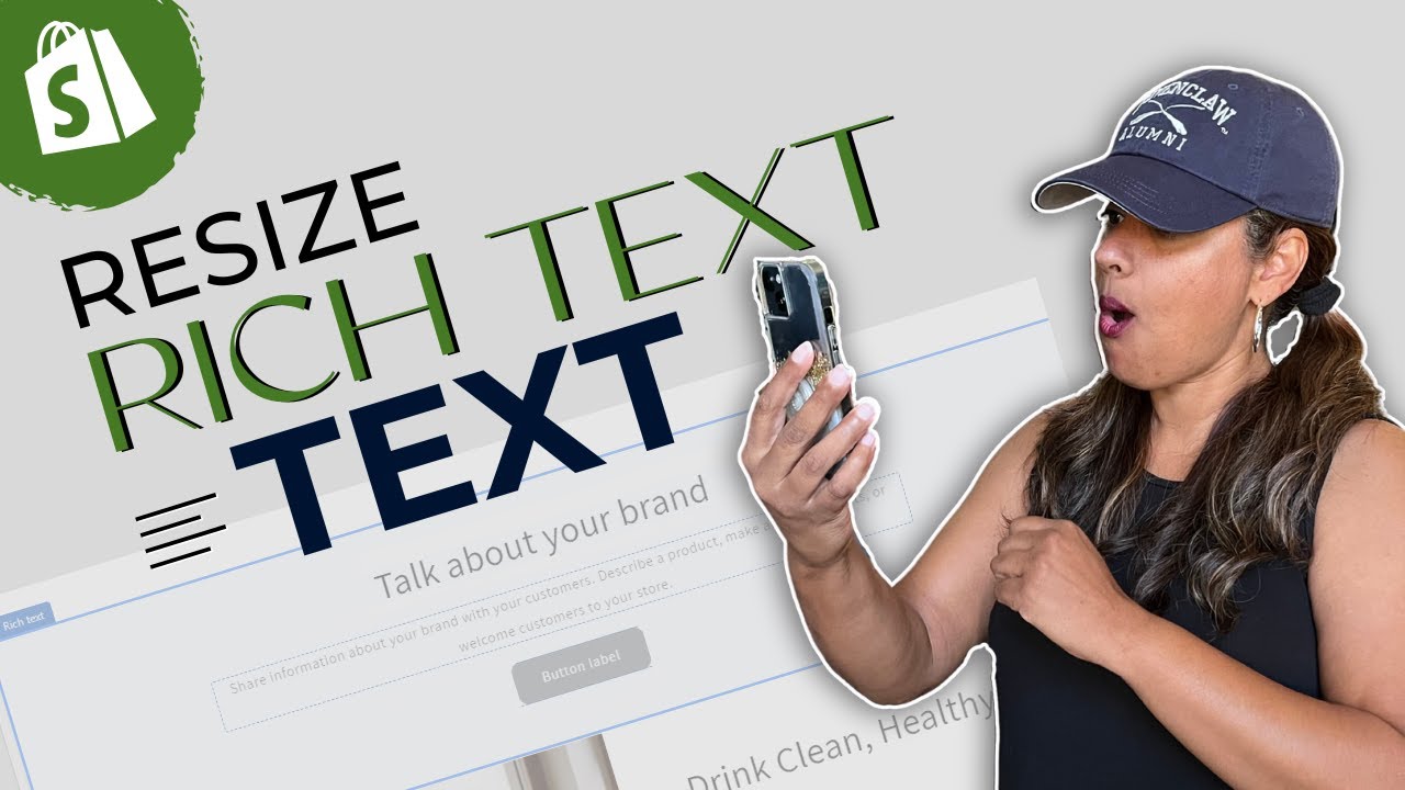 Resize ONLY the Text of the Rich Text Section