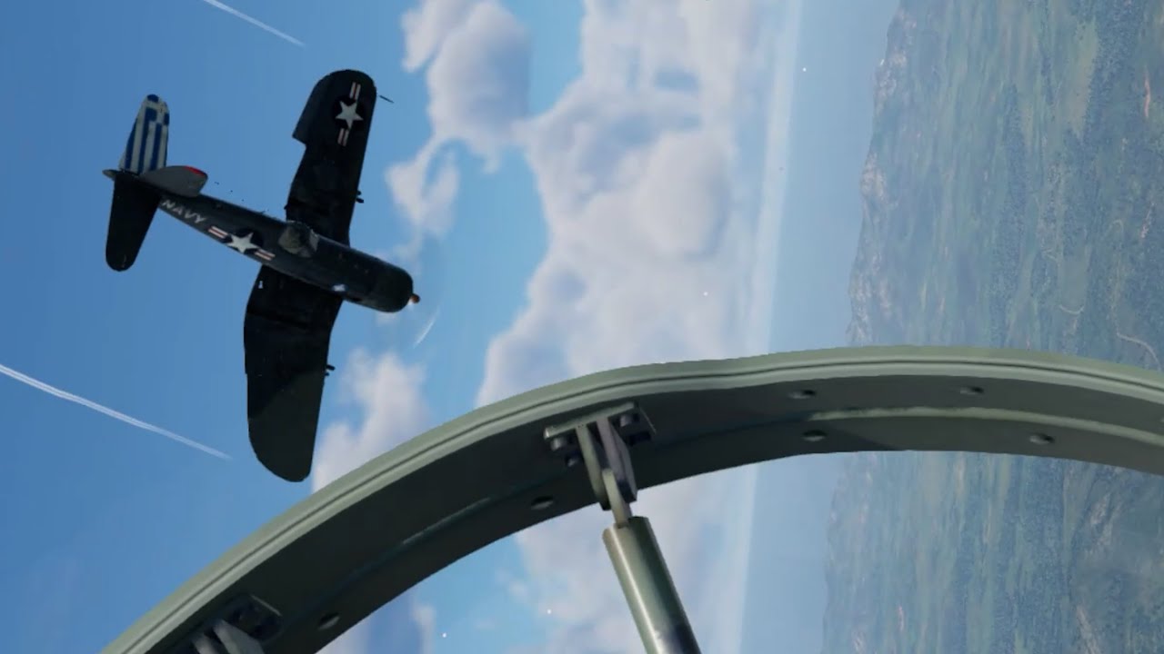 War Thunder [SIM|VR] - Tough Fight with a Corsair w/ @Alexandros11 (J2M3 vs F4U-4B)