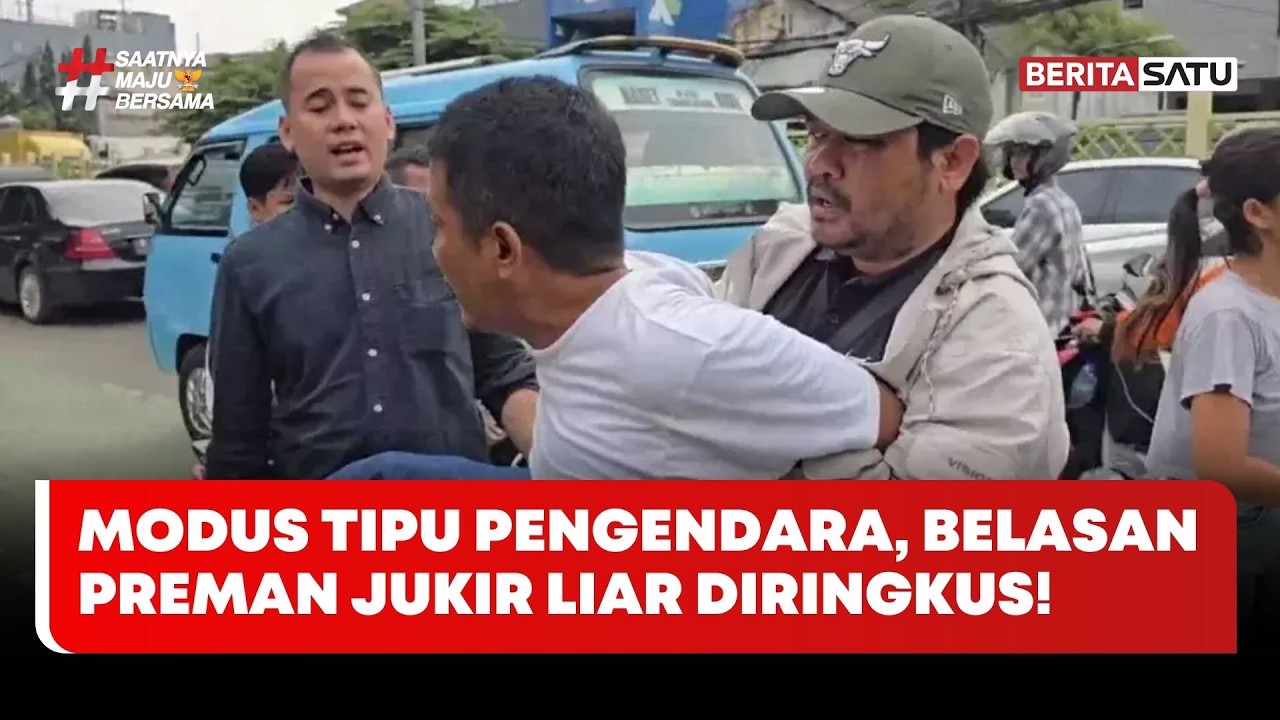 Modus Cone Tipu Pengendara, Belasan Preman Jukir Liar Diringkus #beritasatu