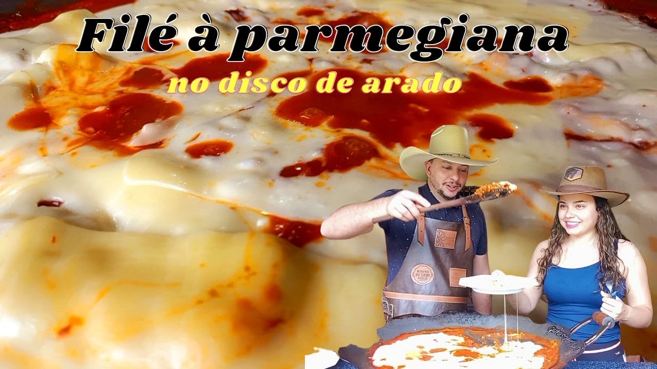 COMO FAZER O MELHOR BIFE À PARMEGIANA USANDO DISCO DE ARADO.