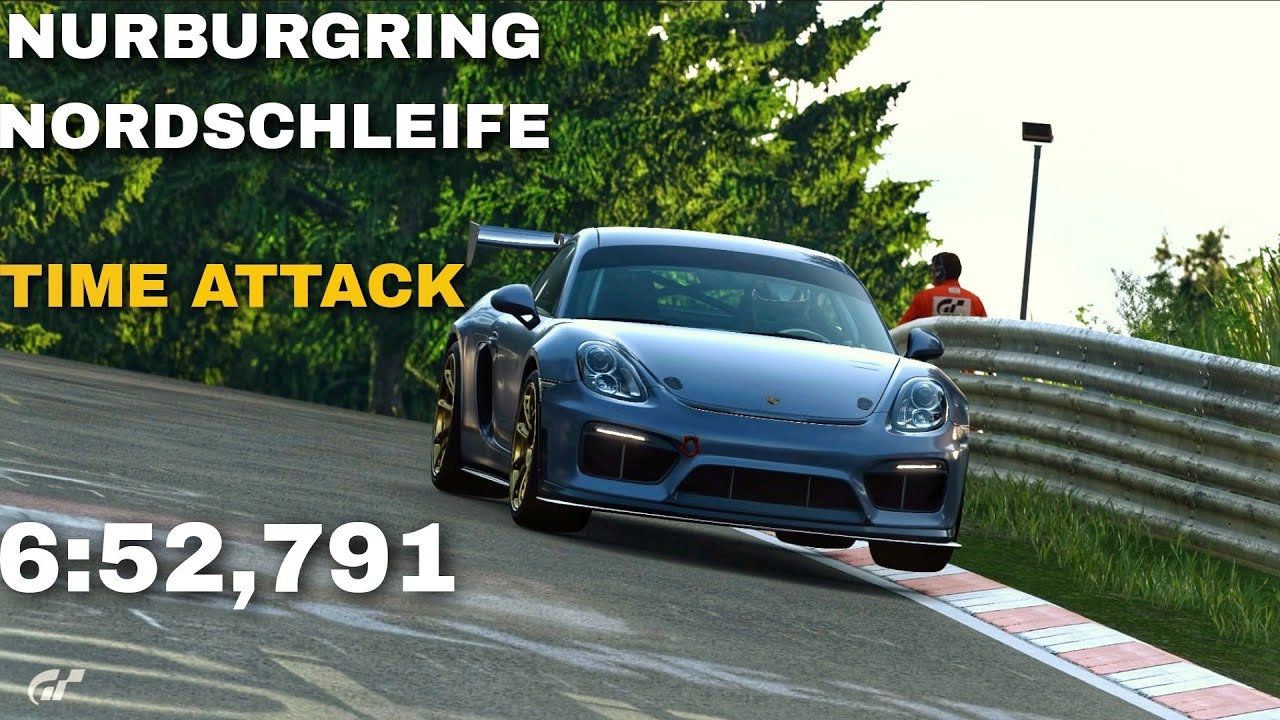 GT7 Nurburgring Nordschleife 6:52,791 | Porsche Cayman GT4 Stock Power/Weight Street Legal Tyres