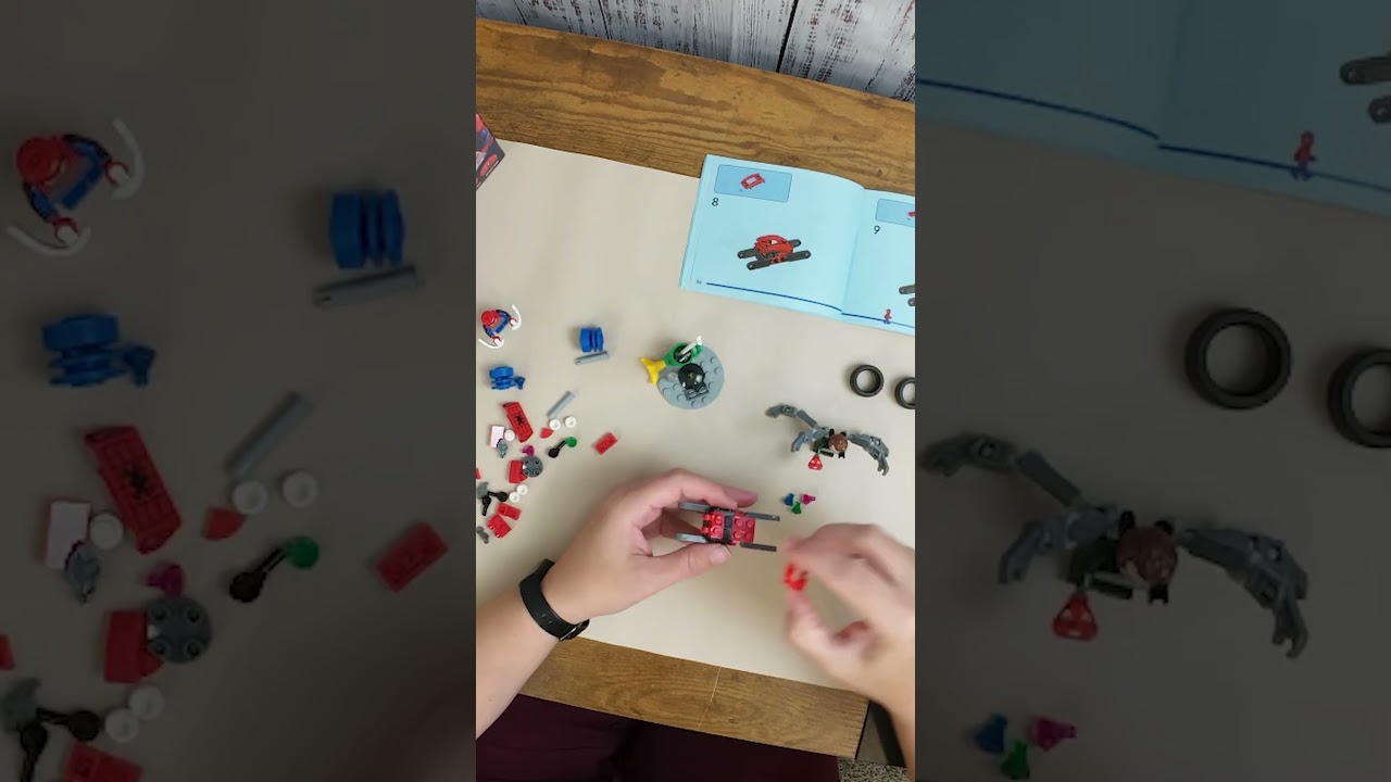 LEGO Marvel Motorcycle Chase: Spider-Man vs. Doc Ock (76275) #lego #timelapse #marvel