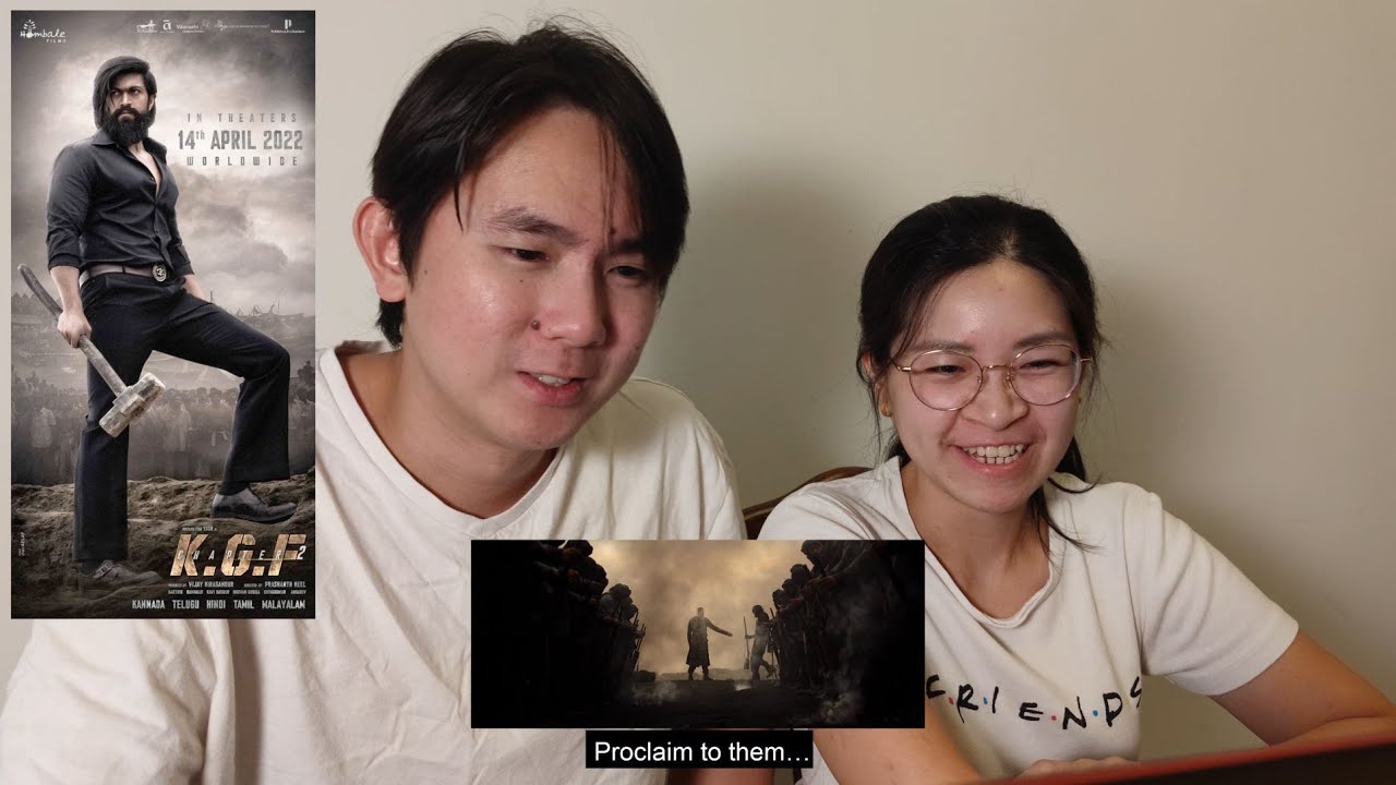 KGF CHAPTER 2 TRAILER REACTION | INSANE! | FIRST TIME | Rocking Star Yash, Sanjay Dutt | ASH & SARAH