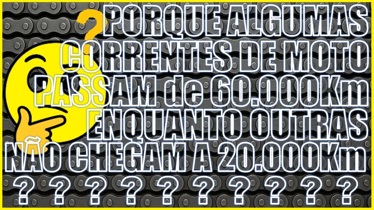 O QUE DEFINE A DURABILIDADE DE UMA CORRENTE DE MOTO