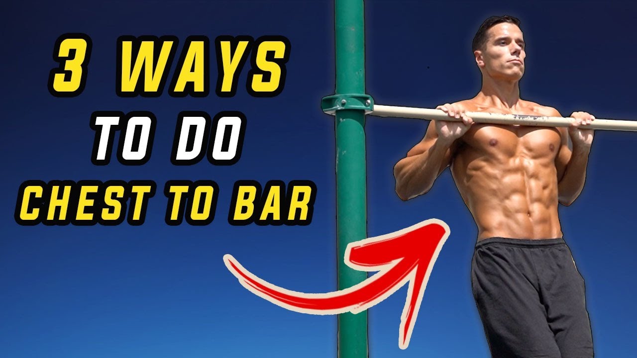 3 способа подтягивания от груди к перекладине