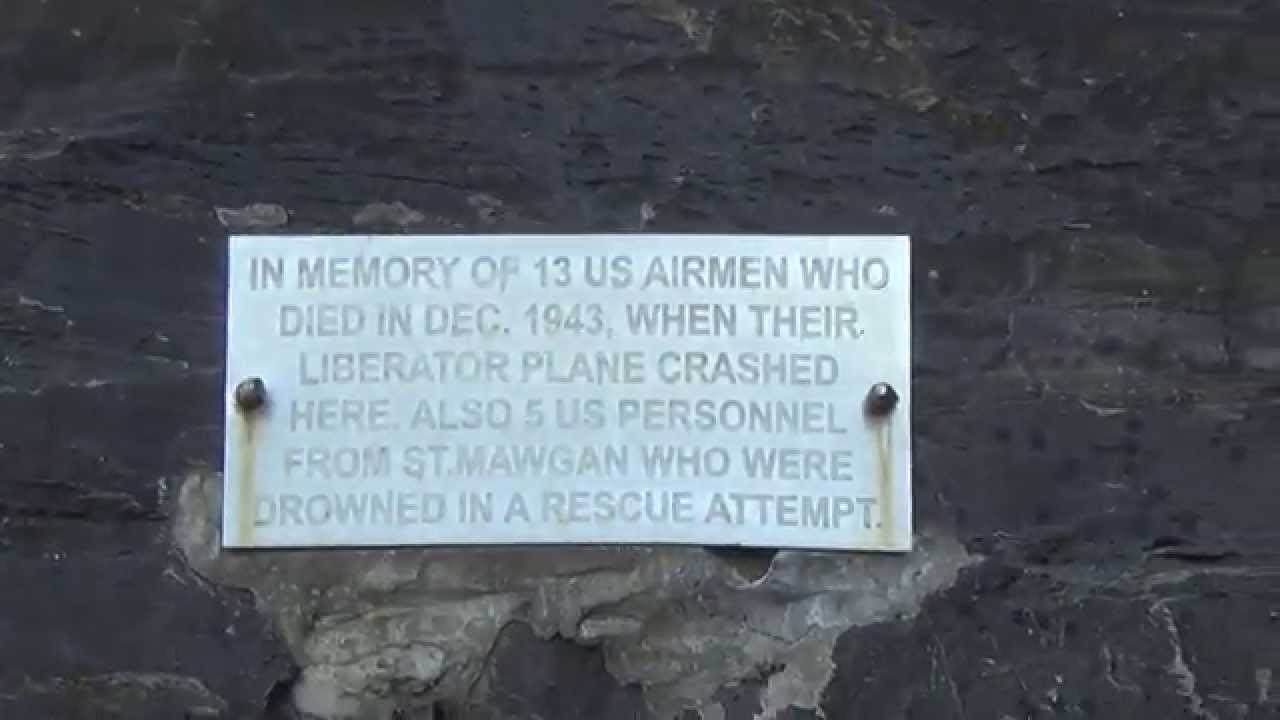 Newquay Watergate Bay Cornwall World War 2 B24 Liberator US Navy Mucks Mauler Memorial Plaque Part 2