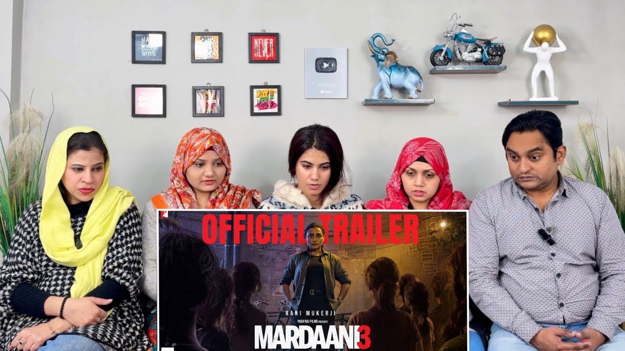 Mardaani 3 Official Trailer Reaction | Abhiraj Minawala | Rani Mukerji Return As Shivani Shivaji Roy
