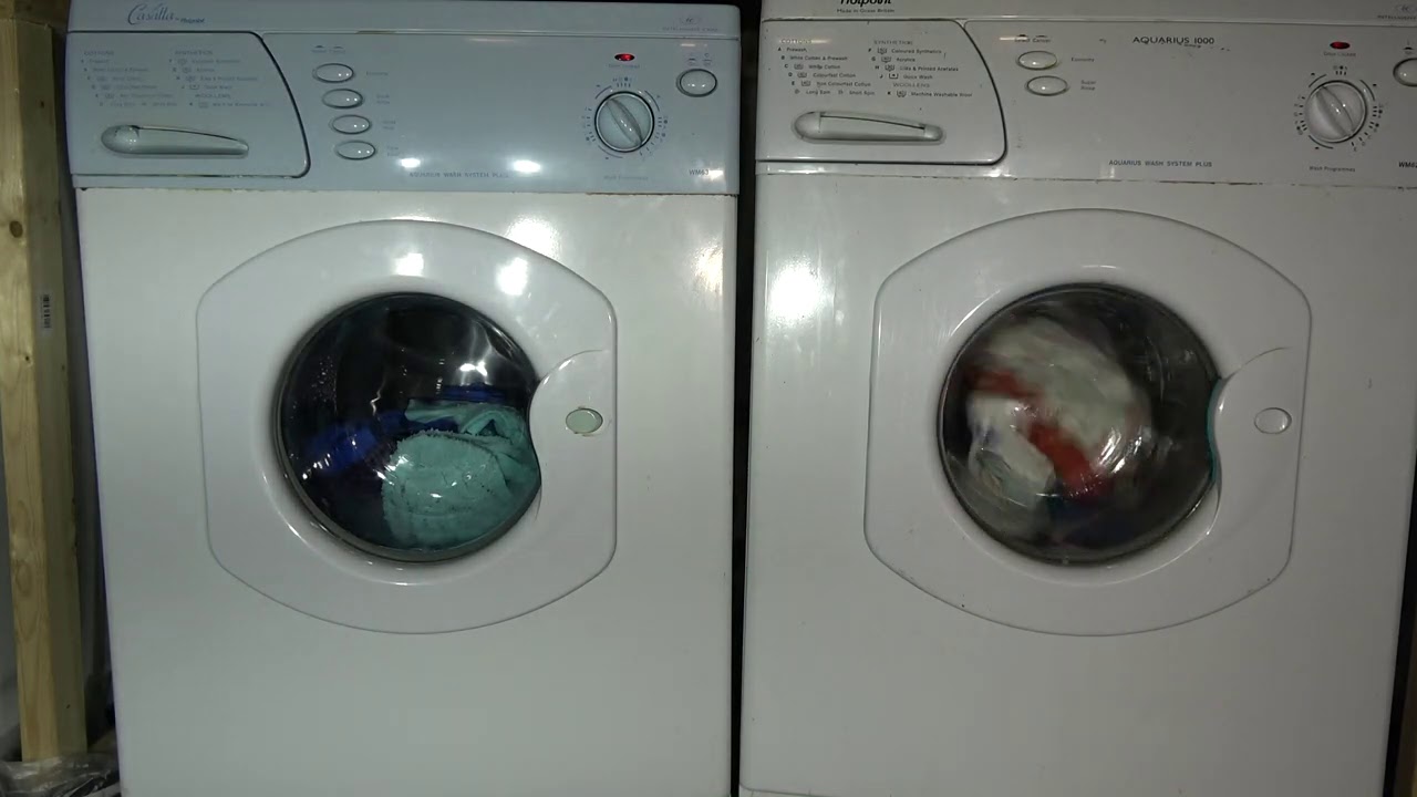 Wash race No.252 : Hotpoint WM63 vs WM62 - Cotton 60'c