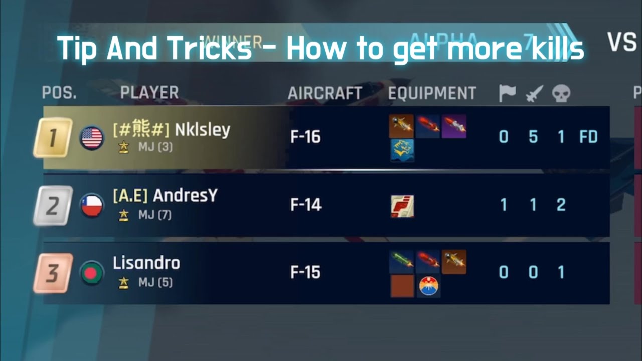 Sky Warriors | Tips And Tricks - How to get more kills | #skywarriors