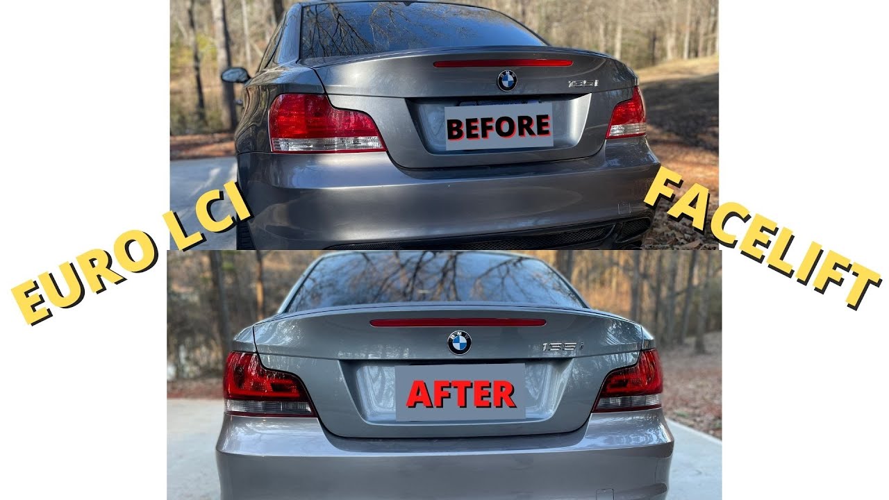 E82 BLACK LINE LED TAIL LIGHTS EUROPEAN | E82 BUILD