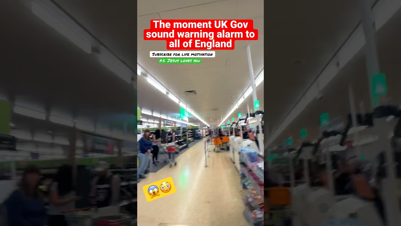 🚨 UNREAL Moment as UK Gov Sound Warning Alarm to All of England | #emergancyalert #governmentalert