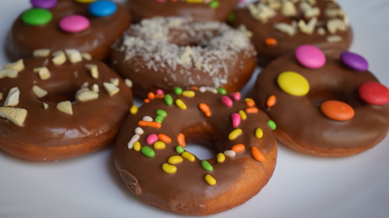Donuts Recipe | Eggless Donuts Recipe | Chocolate Donuts Recipe