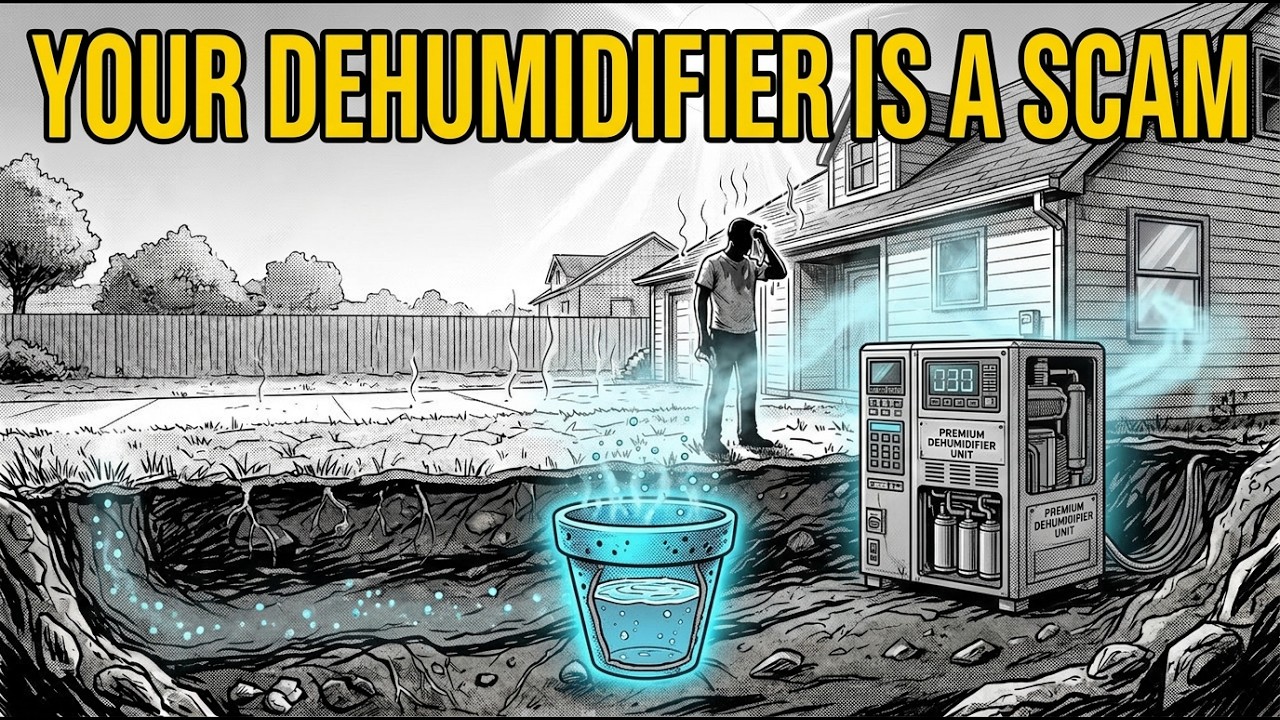 This $5 Clay Pot Beats Your $500 Dehumidifier (Evaporation Physics Explained)