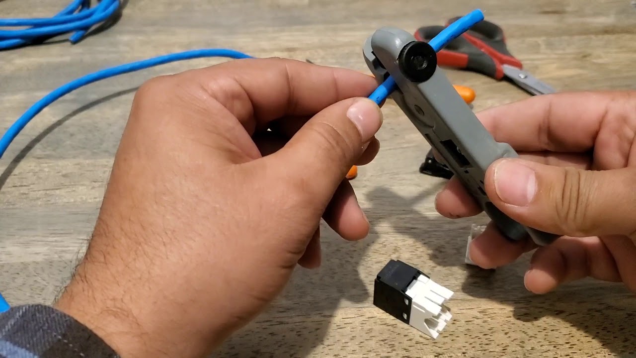Como Ponchar jack panduit Cat6