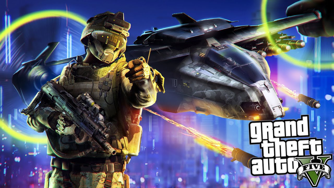 ADVANCED WARFARE in GTA 5 Online!