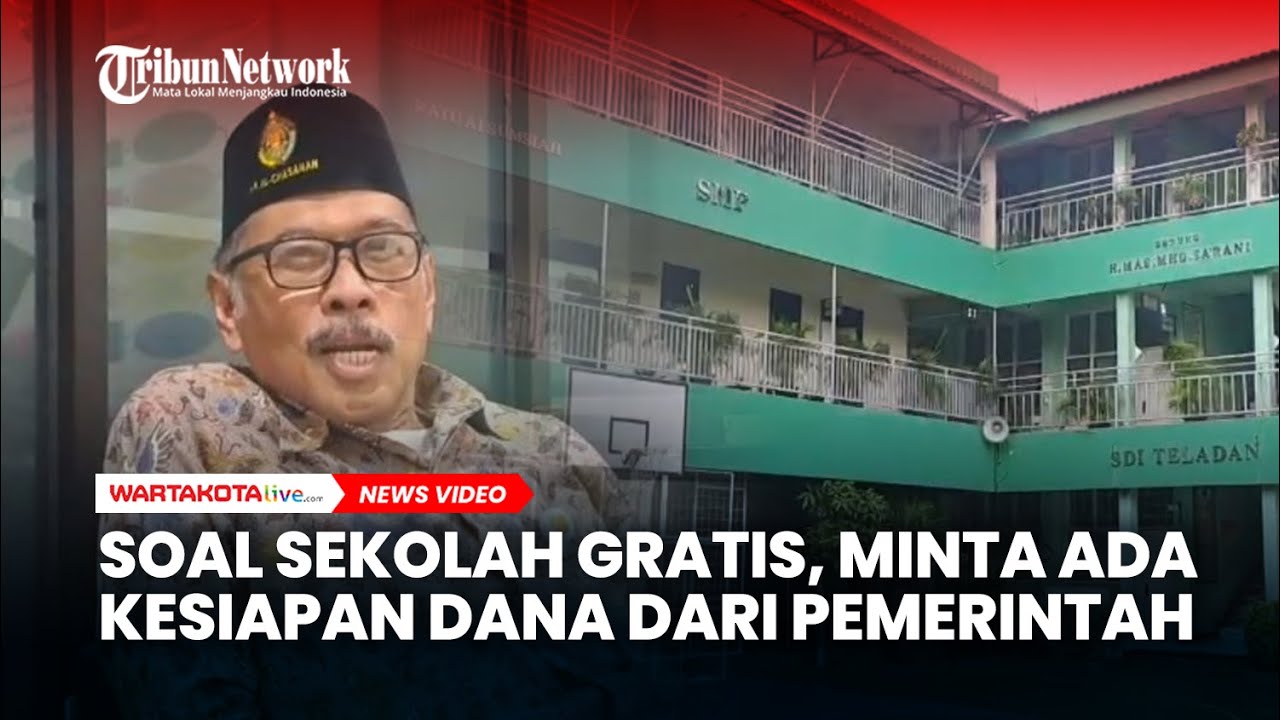 Rencana Sekolah Swasta Gratis, Yayasan Al-Chasanah Minta Ada Kesiapan Dana dan Pengawasan Ketat