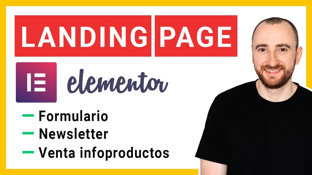 🥇 Crear LANDING PAGE con Elementor | Venta Online + Formulario + Newsletter | #Elementor