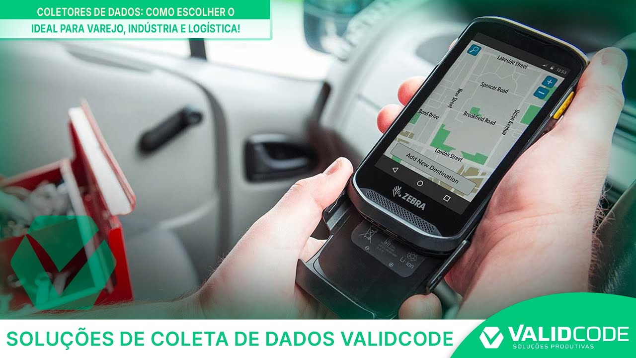 Coletores de Dados: como escolher o ideal para varejo, indústria e logística!
