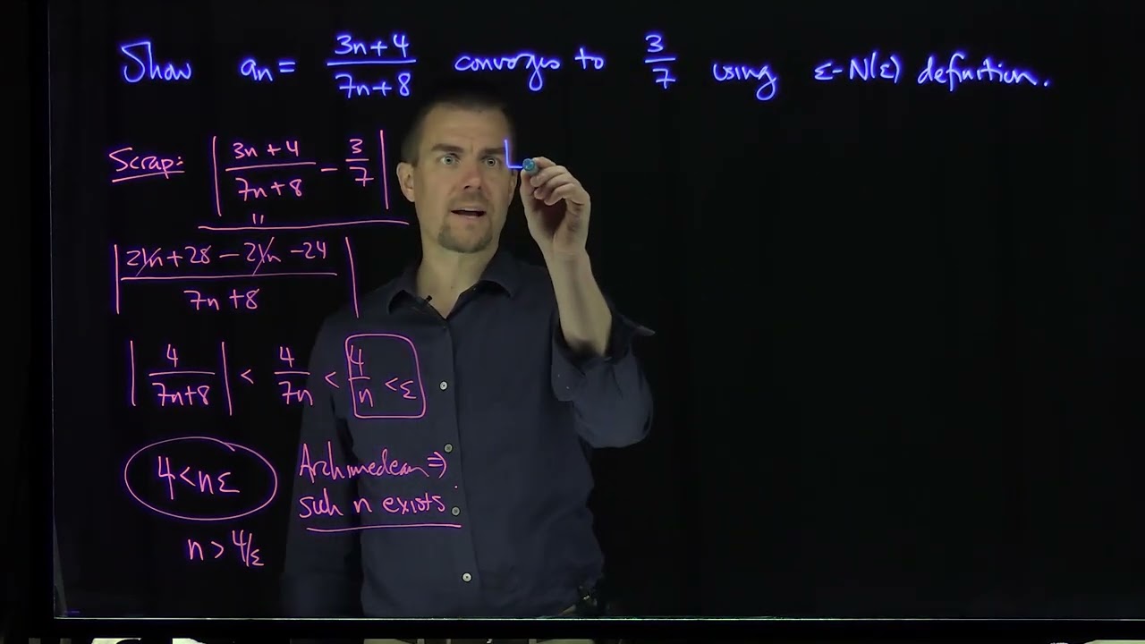 An Example of a Proving a Sequence Converges
