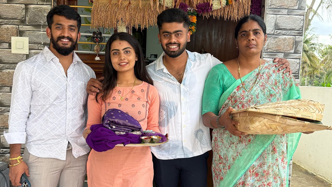 ಗೌರಿ ಹಬ್ಬಕ್ಕೆ ಬಾಗಿನ ಕೊಟ್ಟೊ ಮಧುಗೆ 🤩🥳...!#madangowda #madhugowda #nikhilnishavlogs 