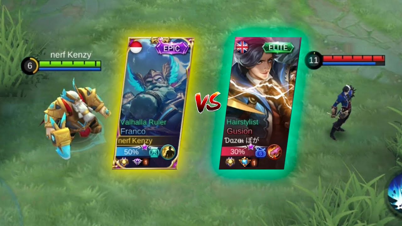 Kenzy Meet Top Global SUPREME Gusion in Ranked?! | WHO WIN? - MLBB