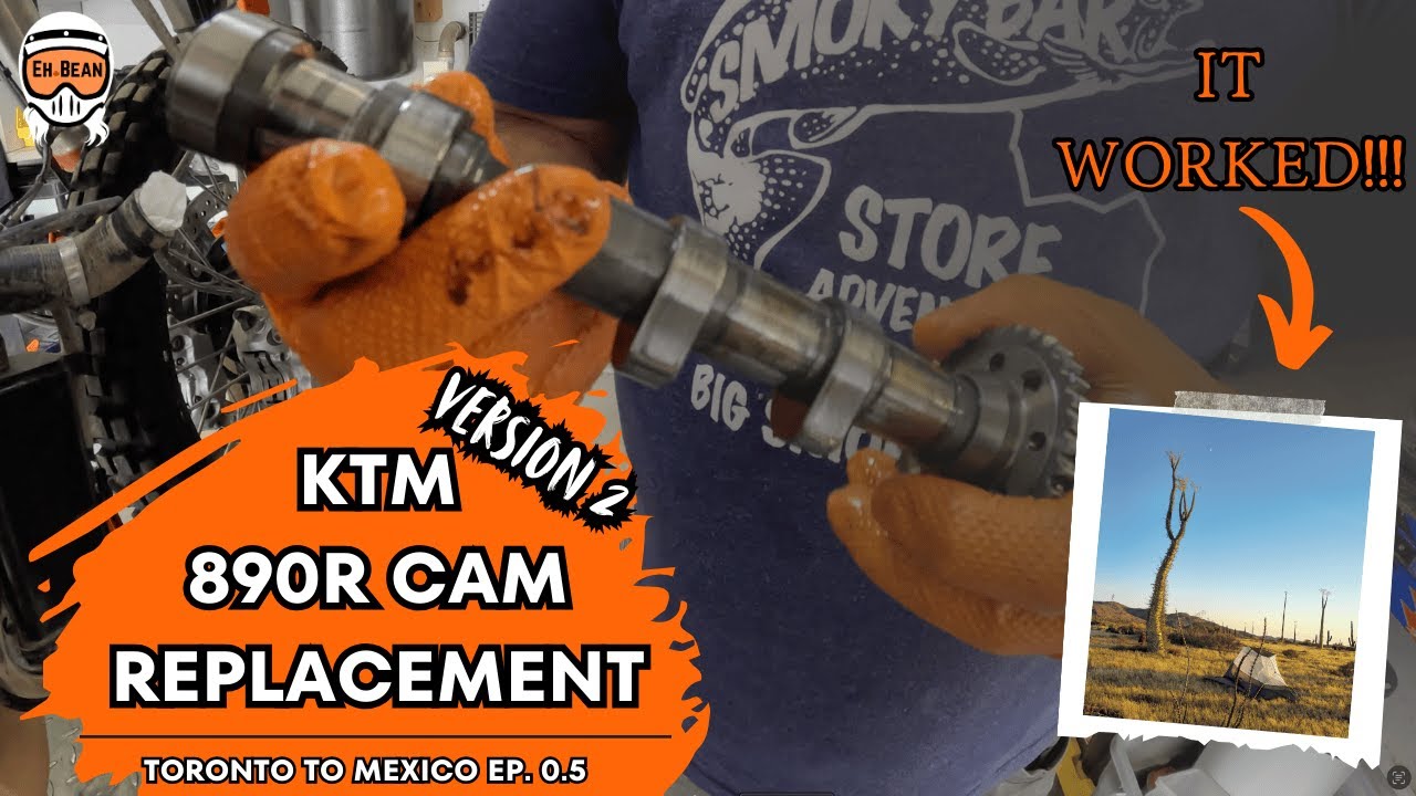 KTM 890 Cam Change and Valve Clearance Check -  New and Improved Video!