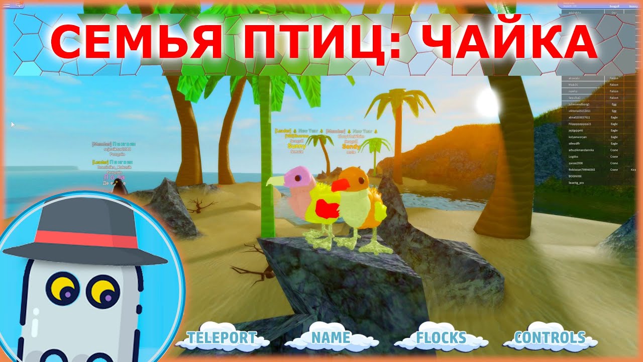 СЕМЬЯ ПТИЦ 🐤ЧАЙКА🦅 (РОБЛОКС) ИСТОРИЯ про ПТЕНЦОВ 🐣 и ПОДАРКИ🎁 ROBLOX FEATHER FAMILY Seagull 🦅