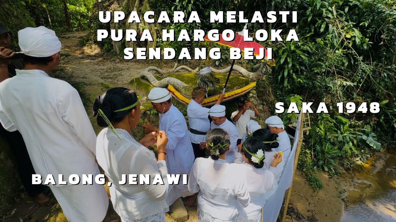 PERTAMA KALINYA IKUT UPACARA MELASTI di PURA HARGO LOKA! (Sangat Berkesan)