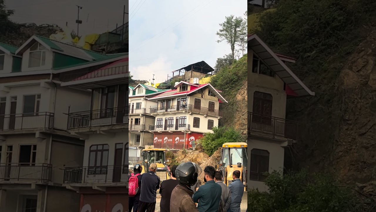 Shimla dhalli bypass m landslide 7hr tk jaam m sngarh road closed | 18 jun 2026
