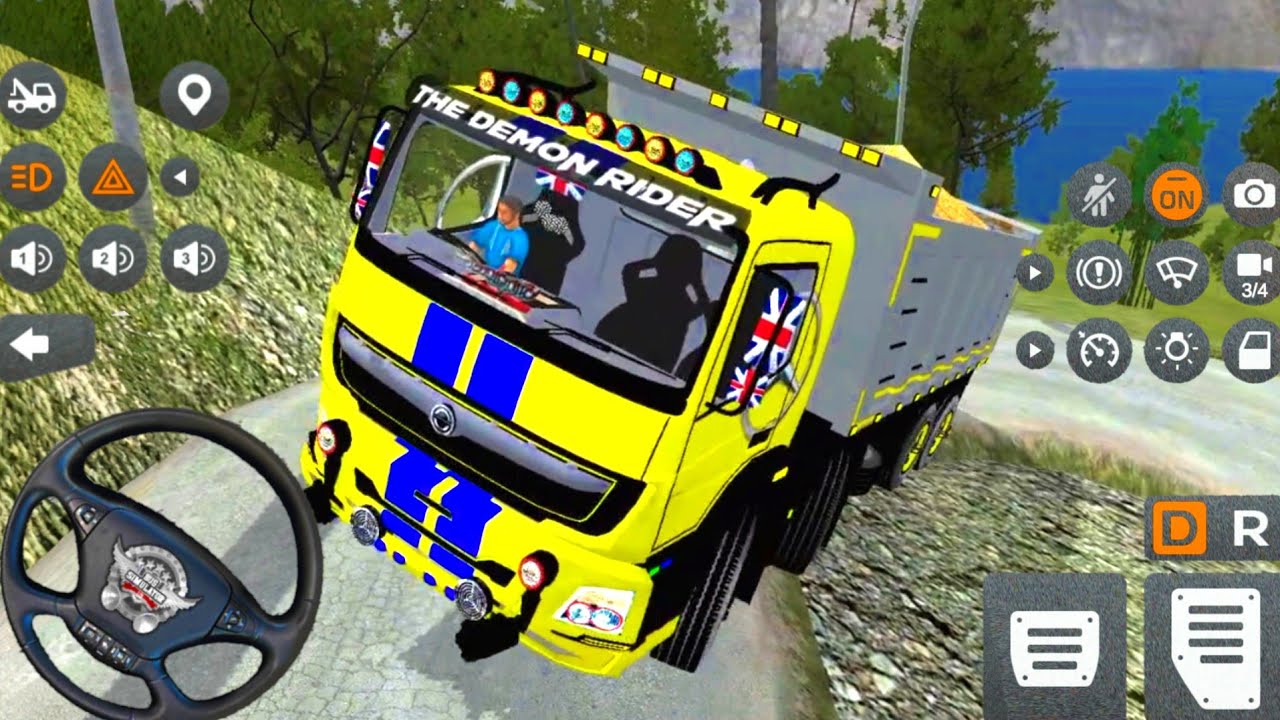 Truck Simulator Indonesia New Map Mod Best Android Gameplay Video
