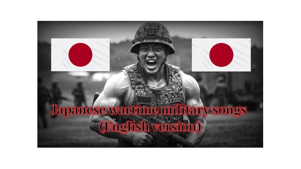 This is a Japanese wartime military song from 1885  I've translated it into English, so listen to it