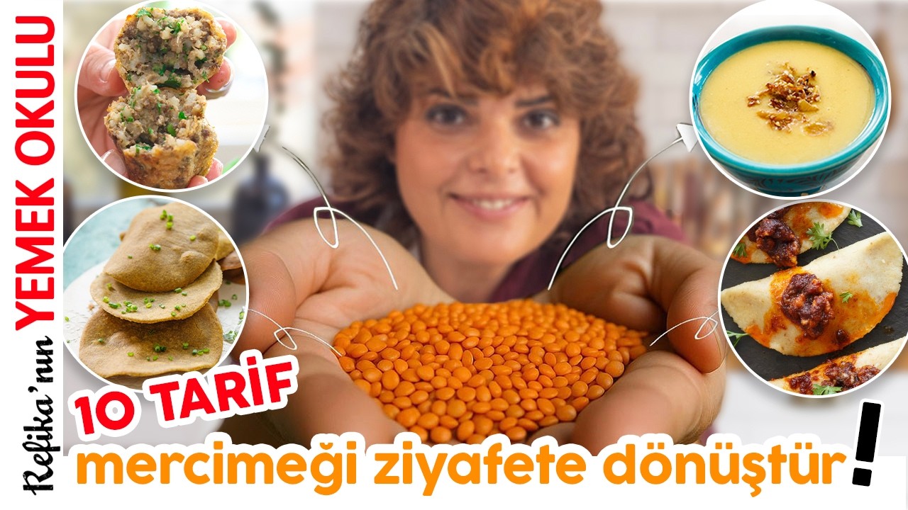 Mercimekle Yapabileceğin 10 Mükemmel Tarif | Mercimek Çorbası, Köftesi, Salatası ve Daha Fazlası! 🤩