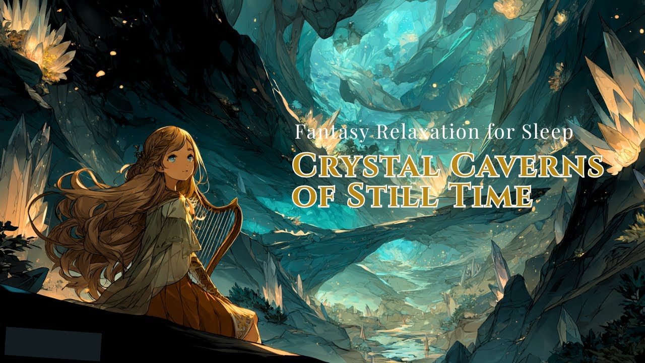 Deep Sleep Music | Celtic Harp & Gentle Fantasy — Underland Epi. 1: The Descent Begins