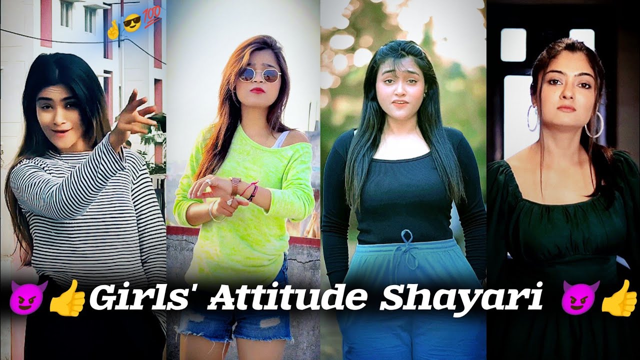 Girls' Attitude Shayari 😎🙌💯|| Best Attitude For Girls' 🤞😈❤️‍🔥|| Desi boy 010
