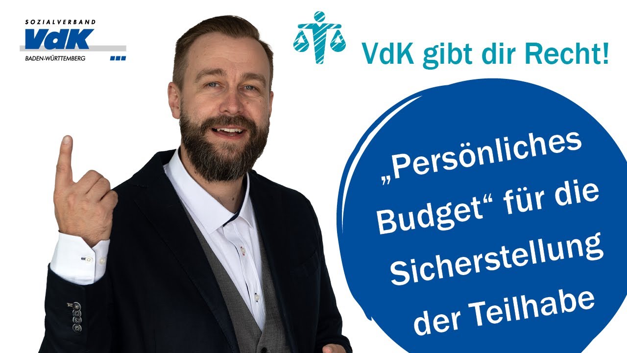 „Persönliches Budget“ für die Sicherstellung der Teilhabe – VdK gibt dir Recht! #22
