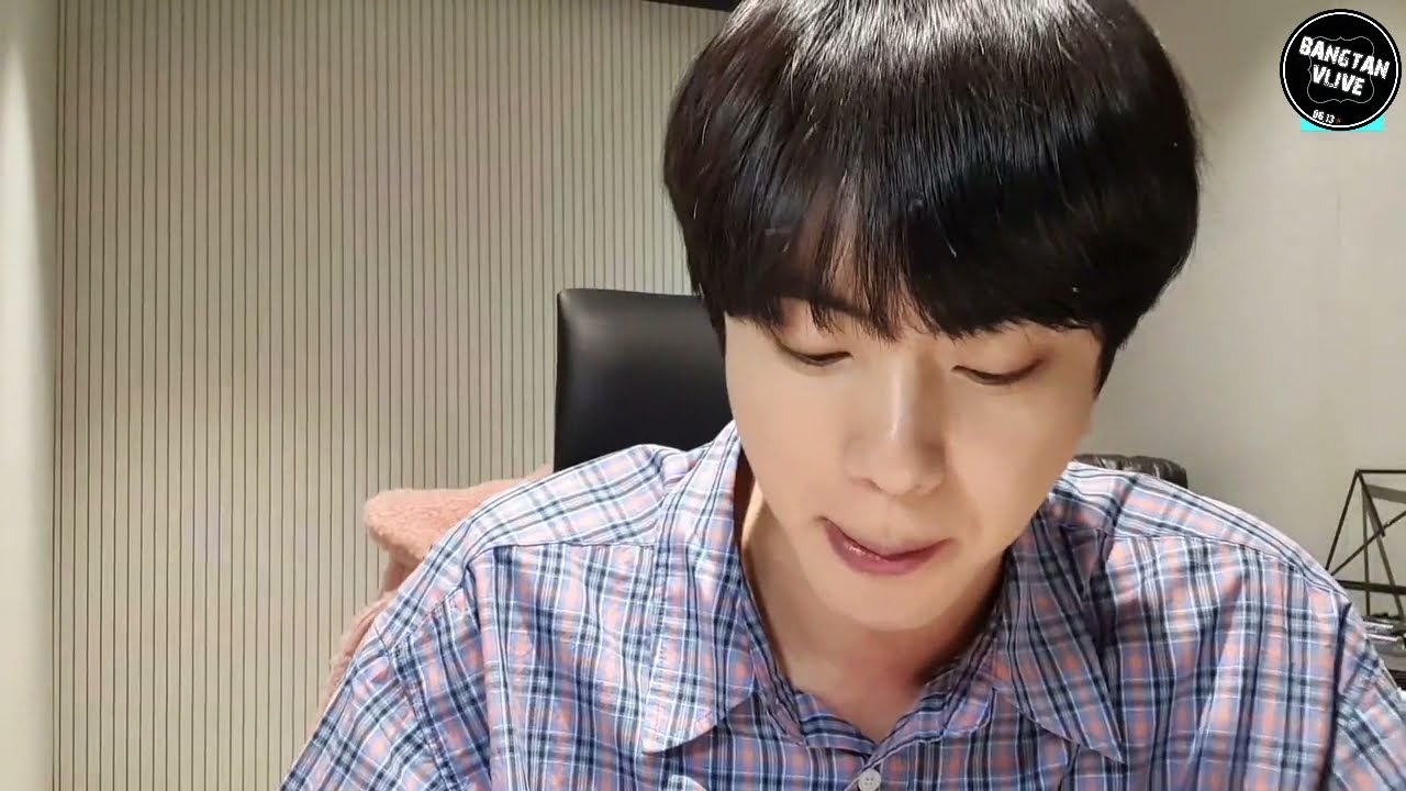 (Eng/Indo Sub) BTS Jin VLive | 2020.04.08 | Eat Jin🍳