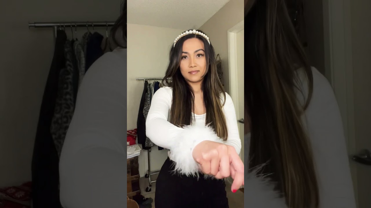 A fashion accessory|feather cuffs! Fashion hack| look expensive| Link in bio
