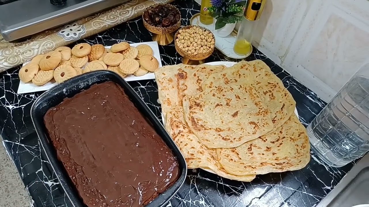 روتين اجواء العيد ✅️فين دوزتو ✅️حلوة دواز اتاي / عشيوة سريعة باستيشو @#اجواء العيد#@