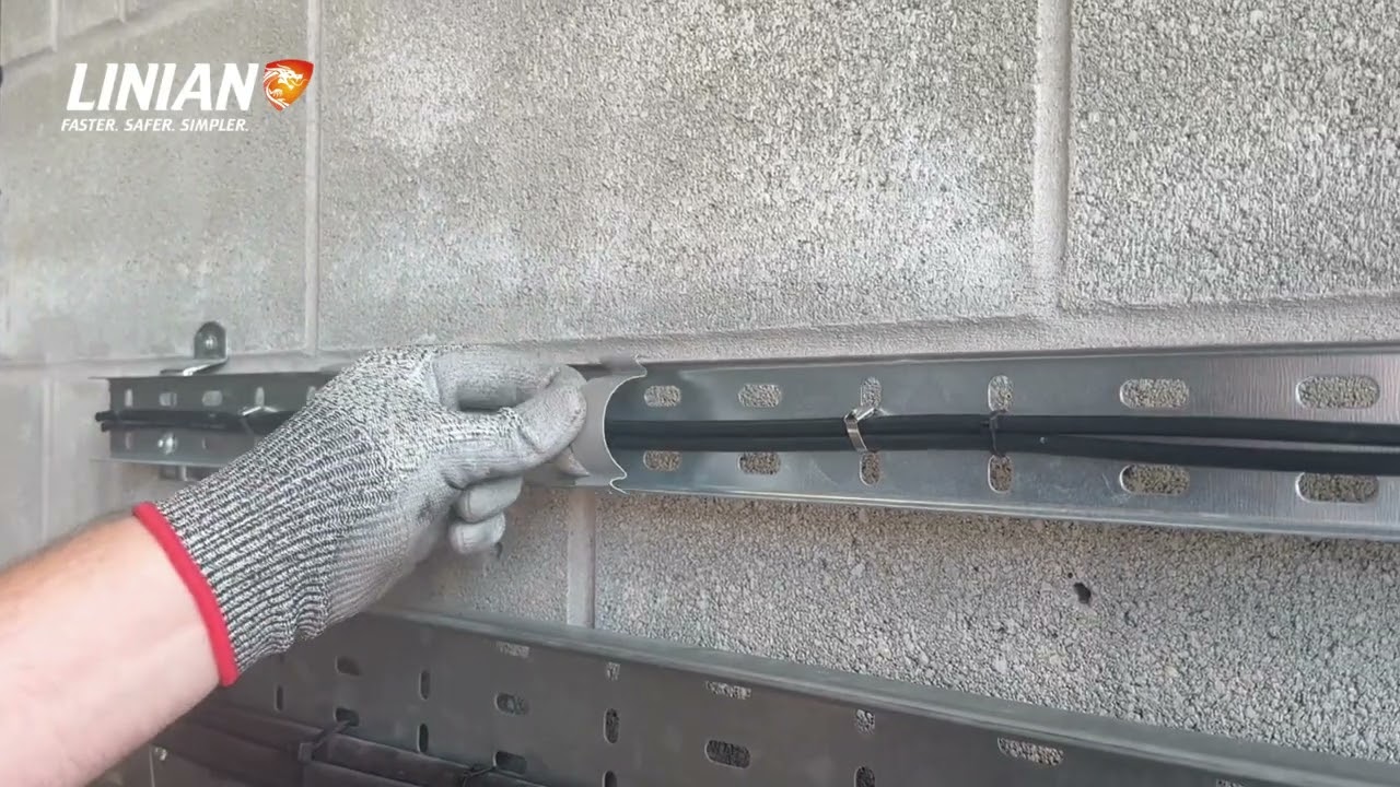 50mm Light Duty LINIAN Cable Tray Clip Install