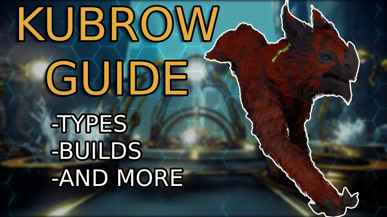 Complete Kubrow Guide 2025 | Types, Mods, Farming Spots & Best Builds